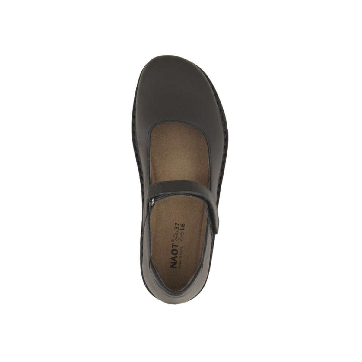 Martinos | Leather | Jet Black - shoe - Naot