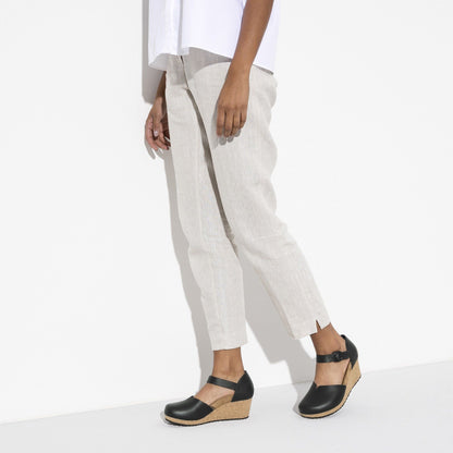 Mary Ring Buckle | Leather | Black - Wedge - Birkenstock