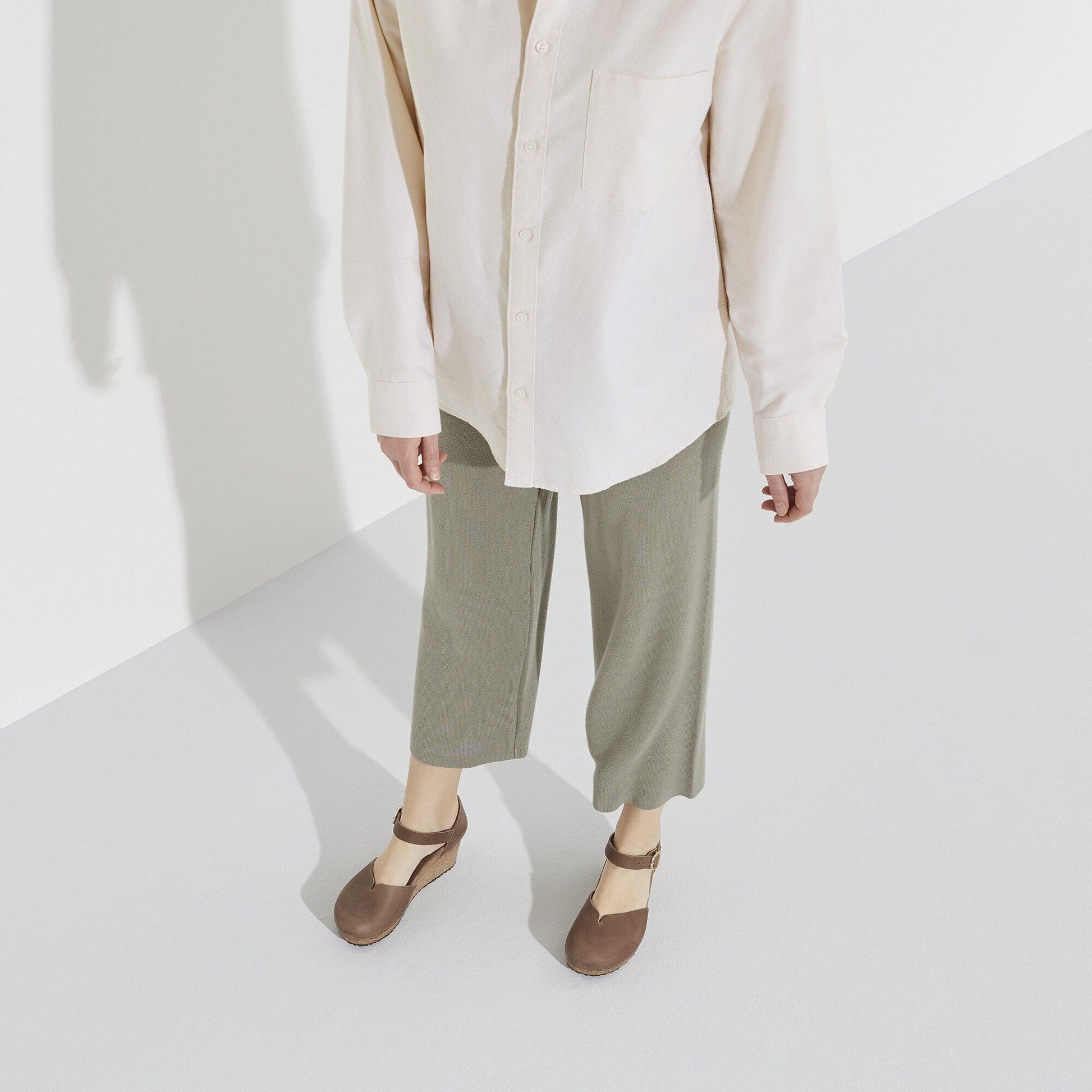 Mary Ring Buckle | Oiled Leather | Cognac - Wedge - Birkenstock