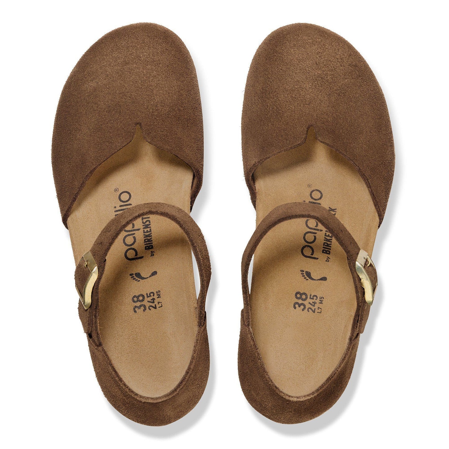 Mary | Suede | Dark Tea - Wedge - Birkenstock