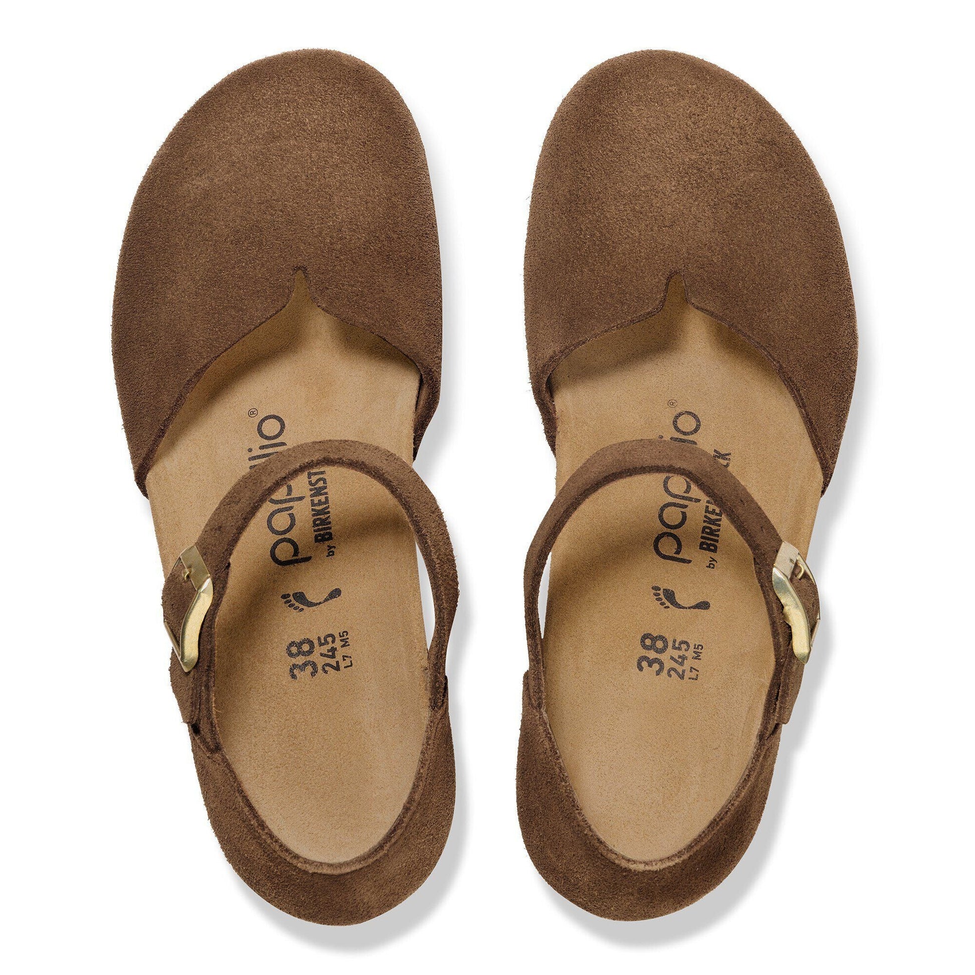 Mary | Suede | Dark Tea - Wedge - Birkenstock