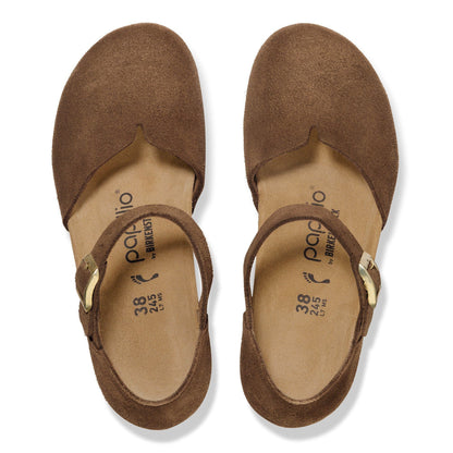 Mary | Suede | Dark Tea - Wedge - Birkenstock