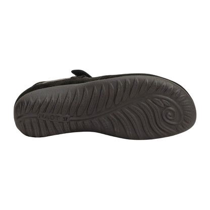 Matai | Madras/Suede | Black - shoe - Naot