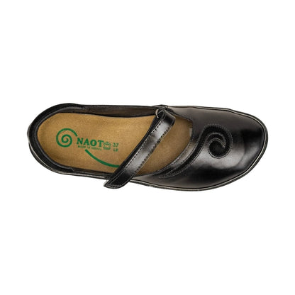 Matai | Madras/Suede | Black - shoe - Naot