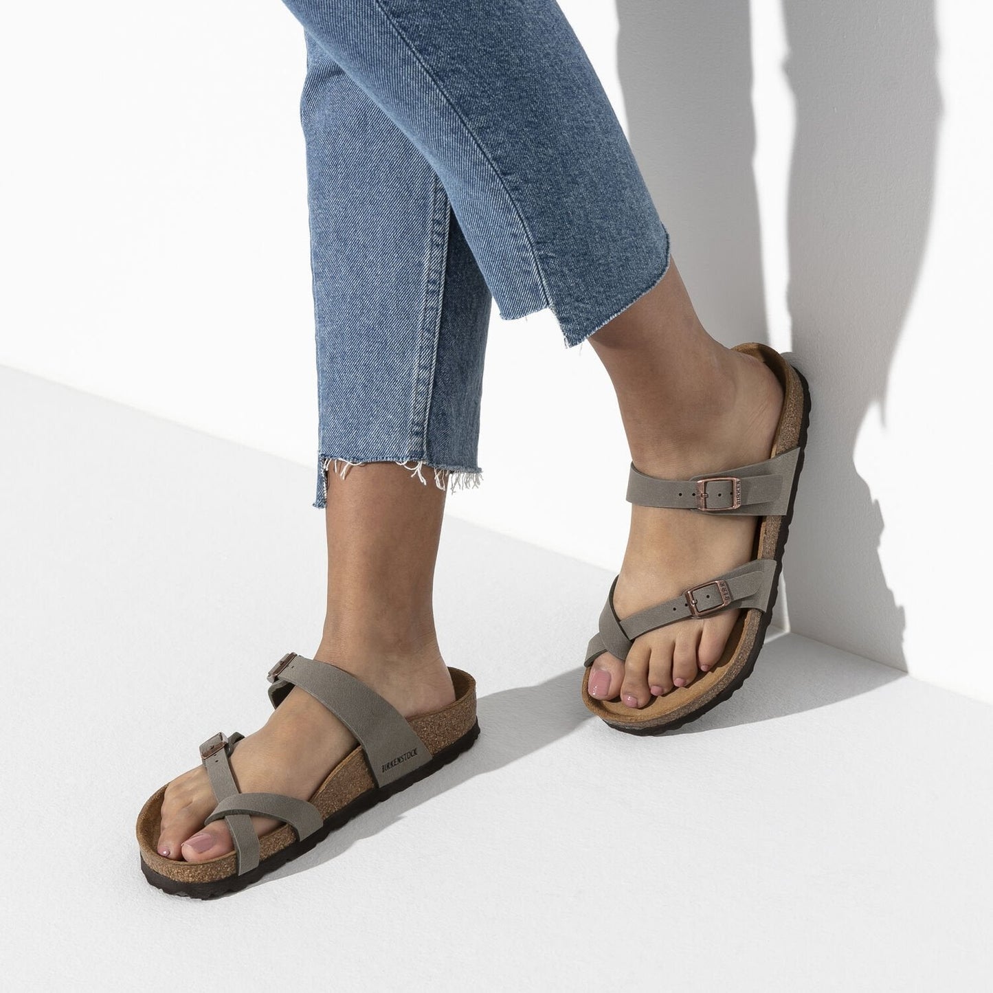 Mayari | Birkibuc | Stone - SANDAL - Birkenstock