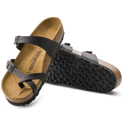 Mayari | Birko - Flor | Black - sandals - Birkenstock