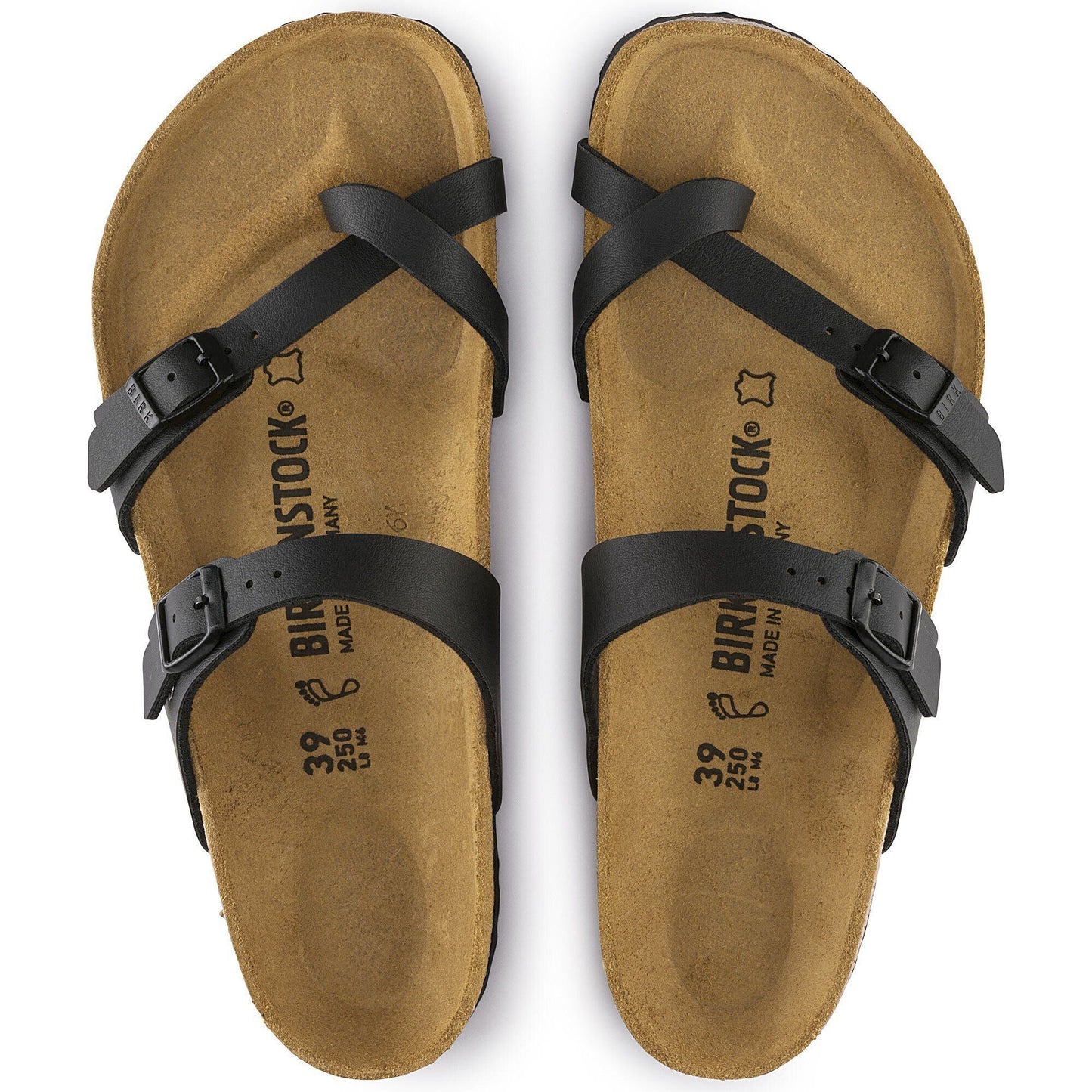 Mayari | Birko - Flor | Black - sandals - Birkenstock