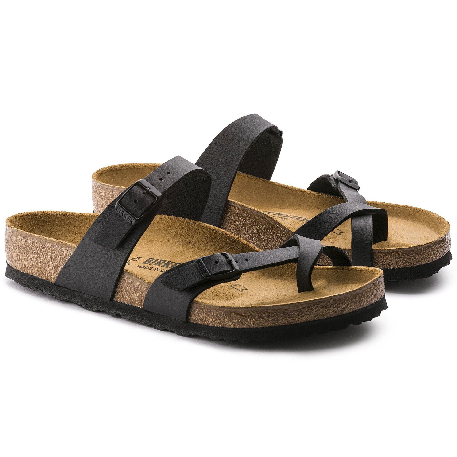 Mayari | Birko - Flor | Black - sandals - Birkenstock