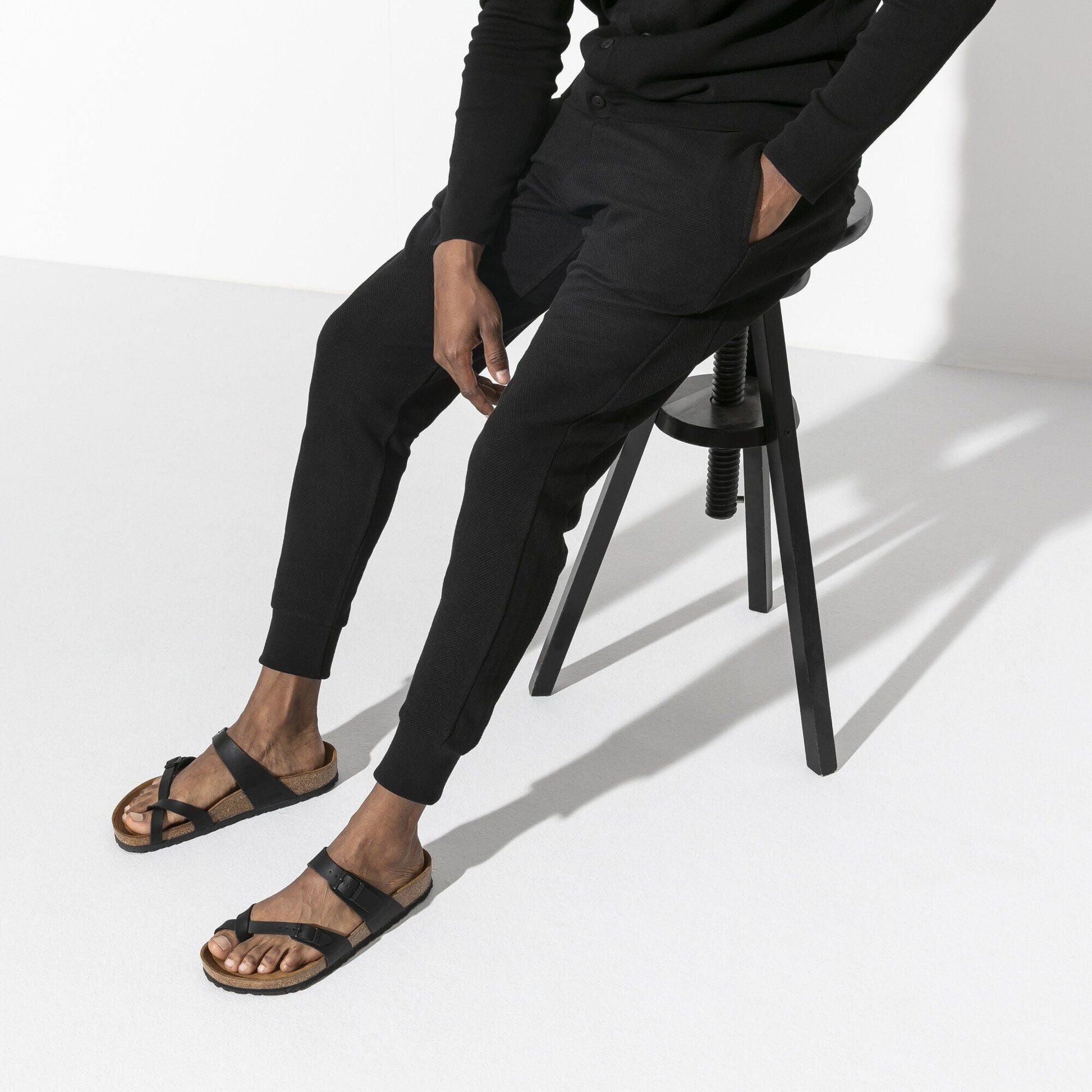 Mayari | Birko - Flor | Black - sandals - Birkenstock