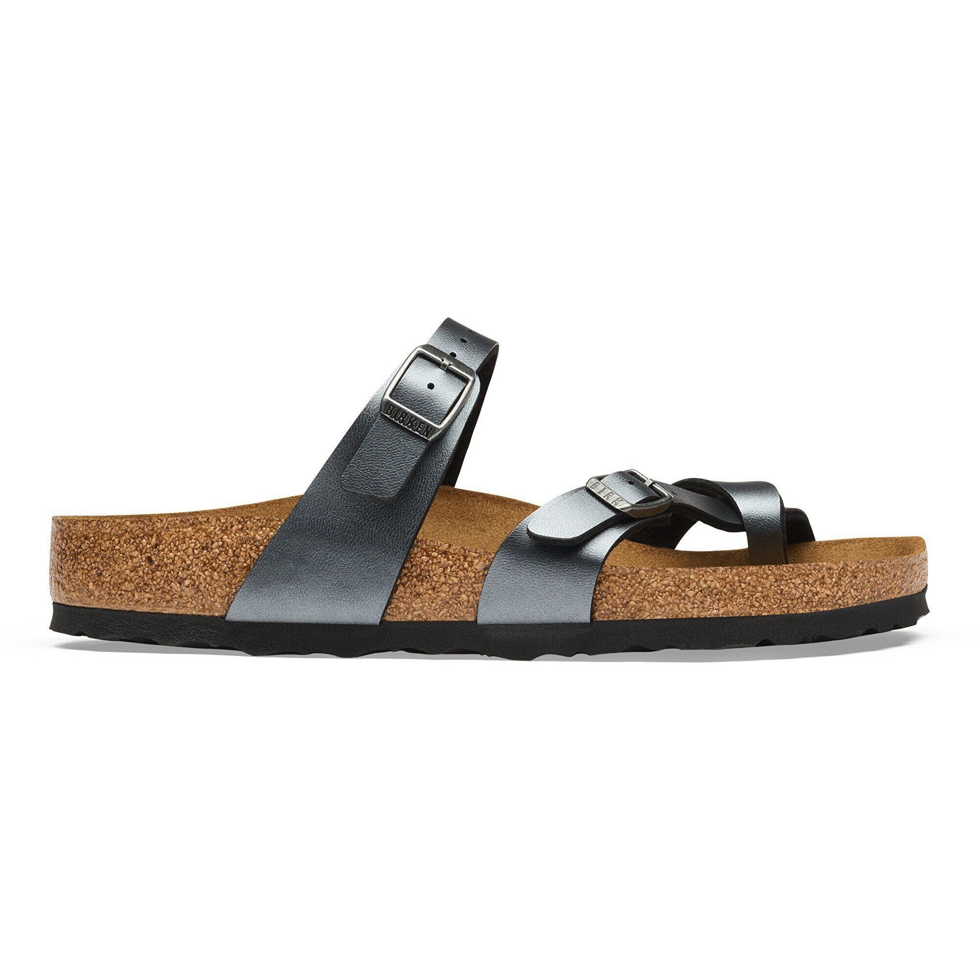Mayari | Birko-Flor | Metallic Black - sandals - Birkenstock