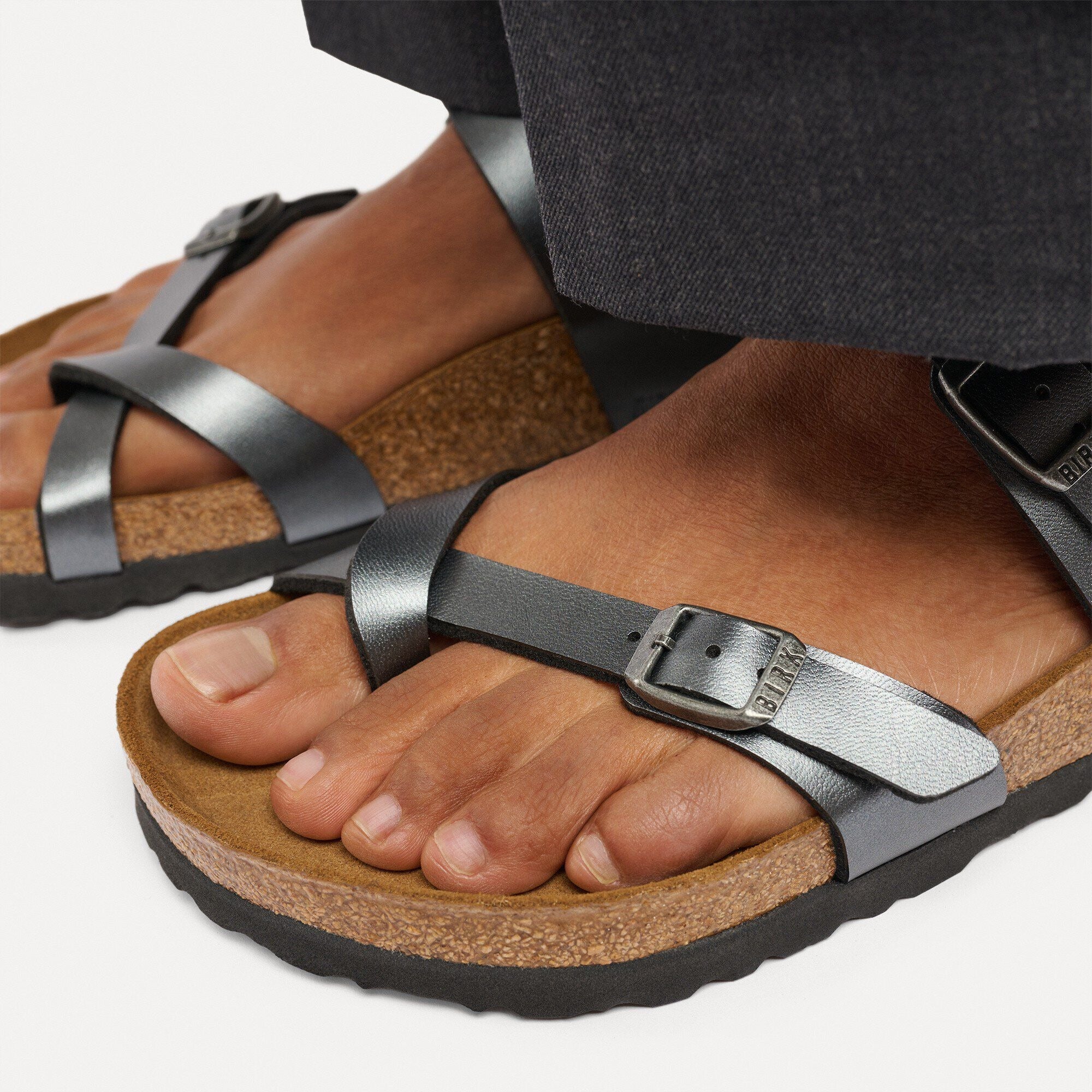 Mayari | Birko-Flor | Metallic Black – Birkenstock Midtown