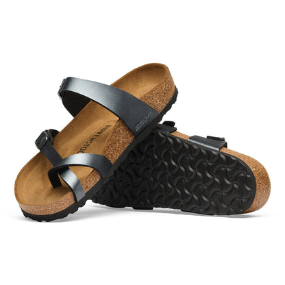 Mayari | Birko-Flor | Metallic Black - sandals - Birkenstock