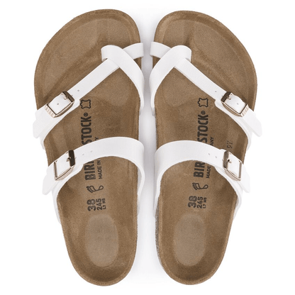 Mayari | Birko - Flor | White - Sandals - Birkenstock