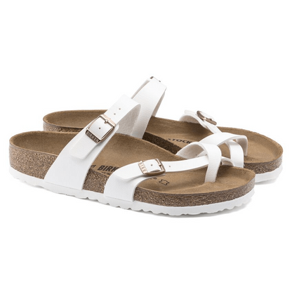 Mayari | Birko - Flor | White - Sandals - Birkenstock