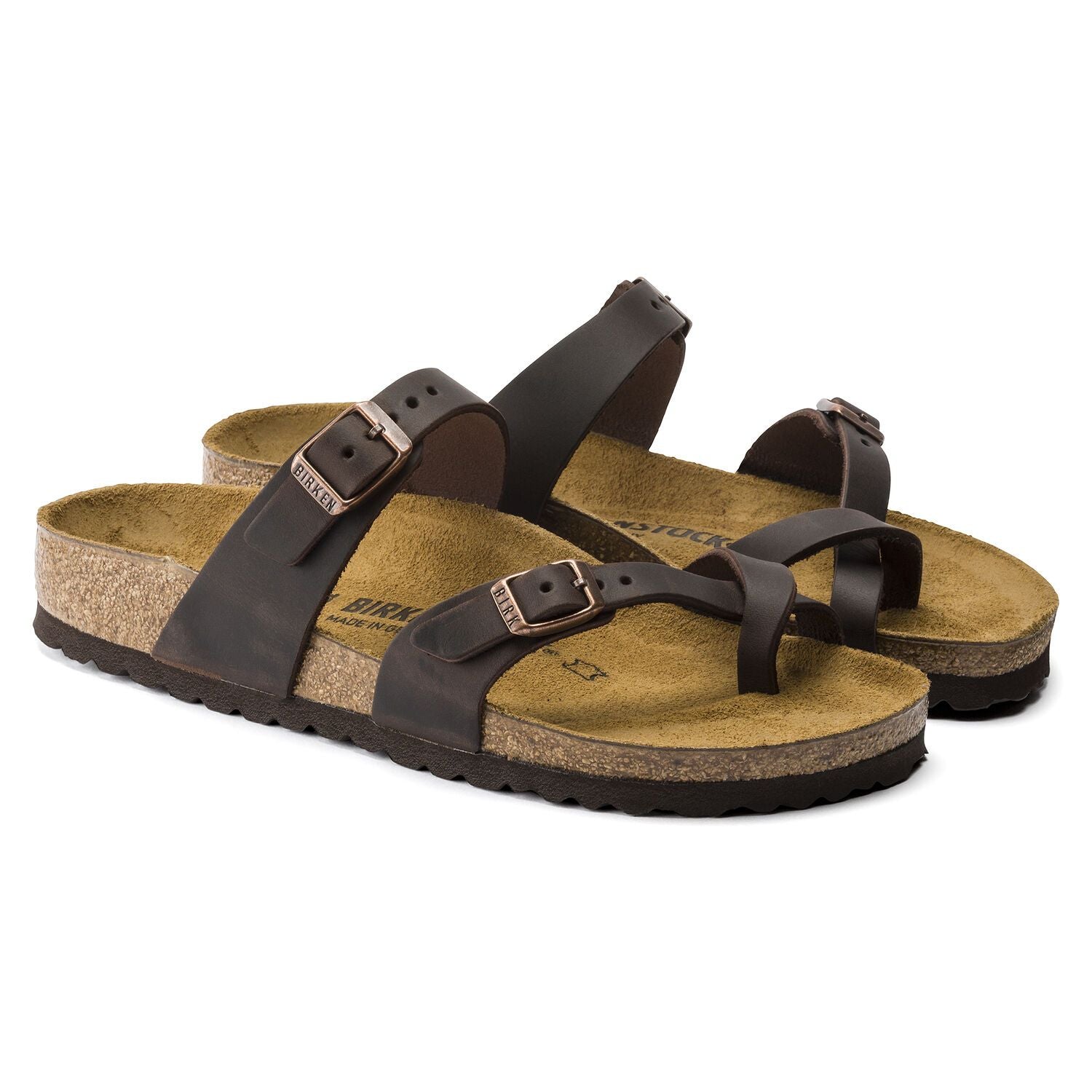 Mayari | Oiled Leather | Habana Brown - sandals - Birkenstock