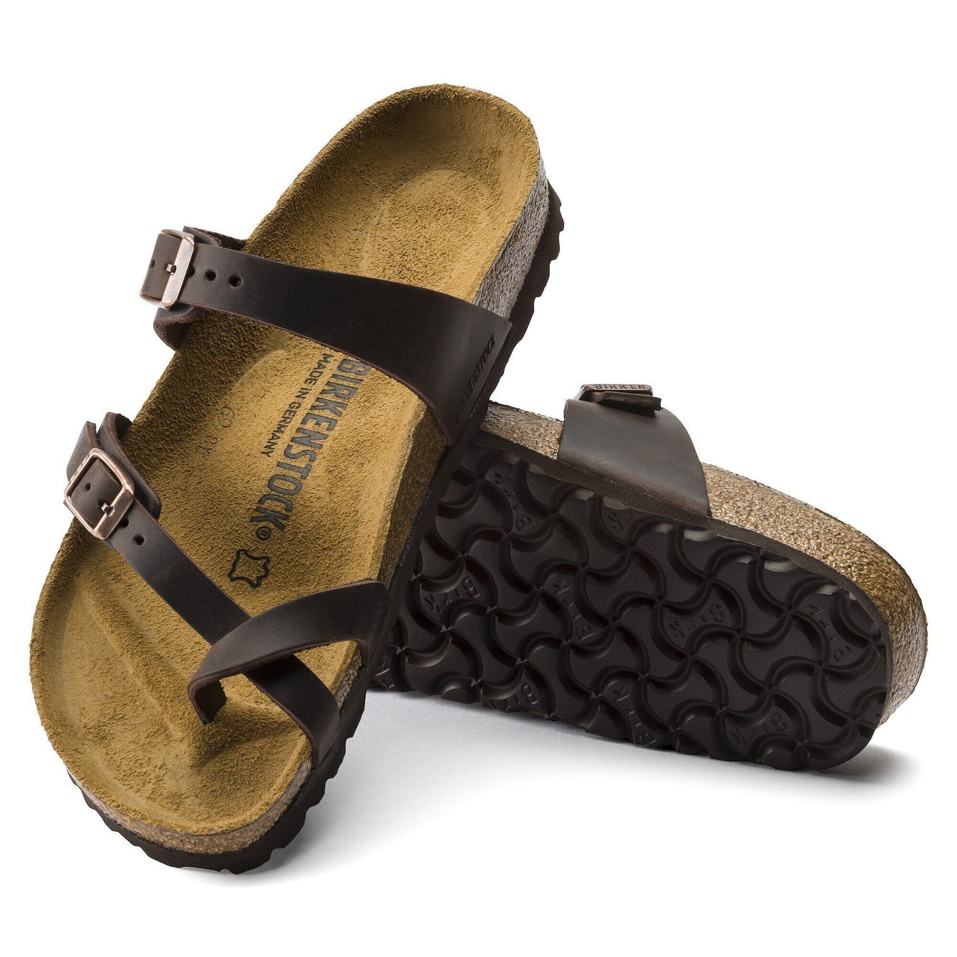 Mayari | Oiled Leather | Habana Brown - sandals - Birkenstock