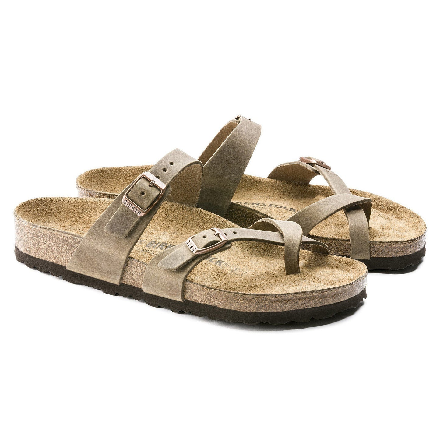 Mayari | Oiled Leather | Tobacco Brown - sandals - Birkenstock