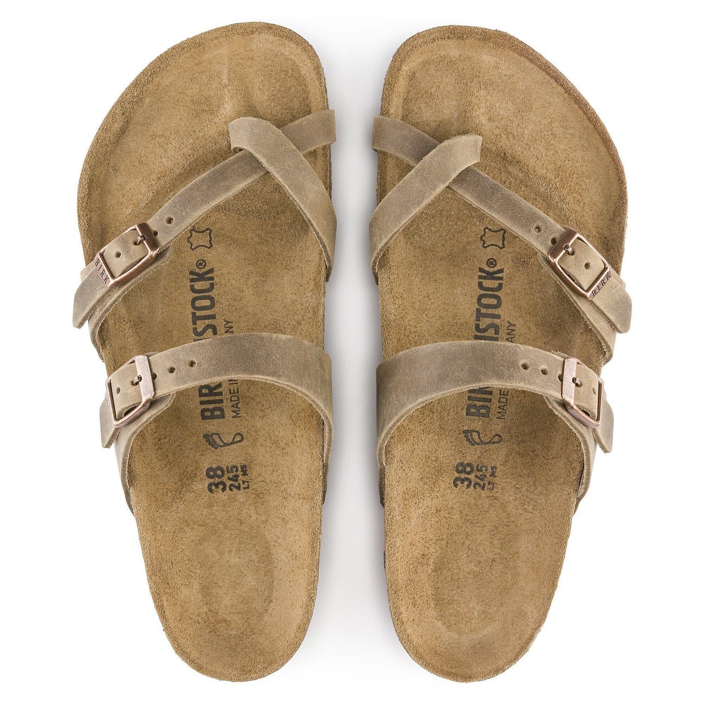 Mayari | Oiled Leather | Tobacco Brown - sandals - Birkenstock