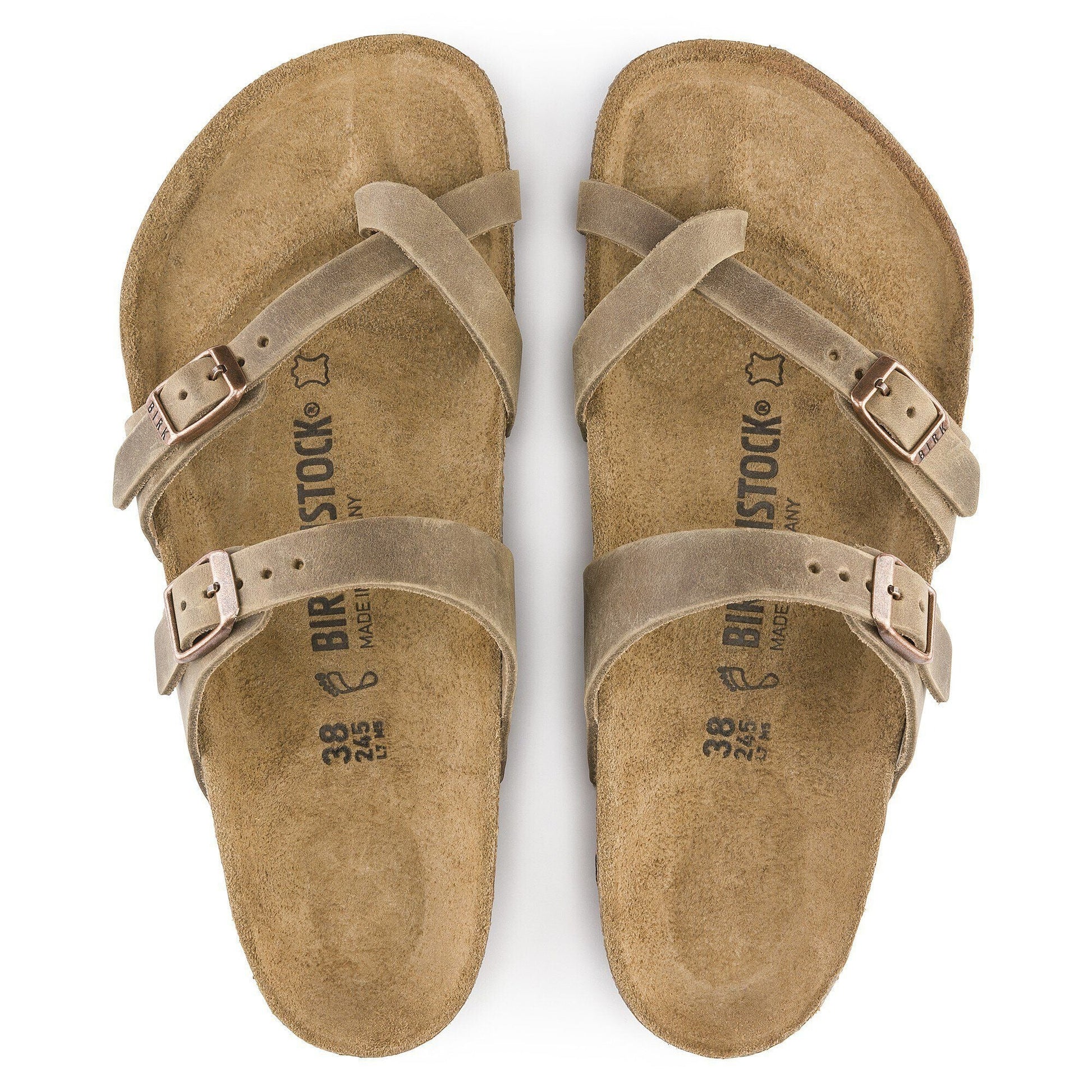 Mayari | Oiled Leather | Tobacco Brown - sandals - Birkenstock