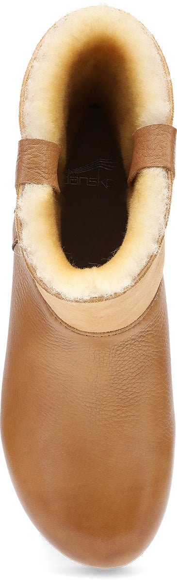 Mckenzie | Waxy Milled/Shearling | Tan - Boot - Dansko