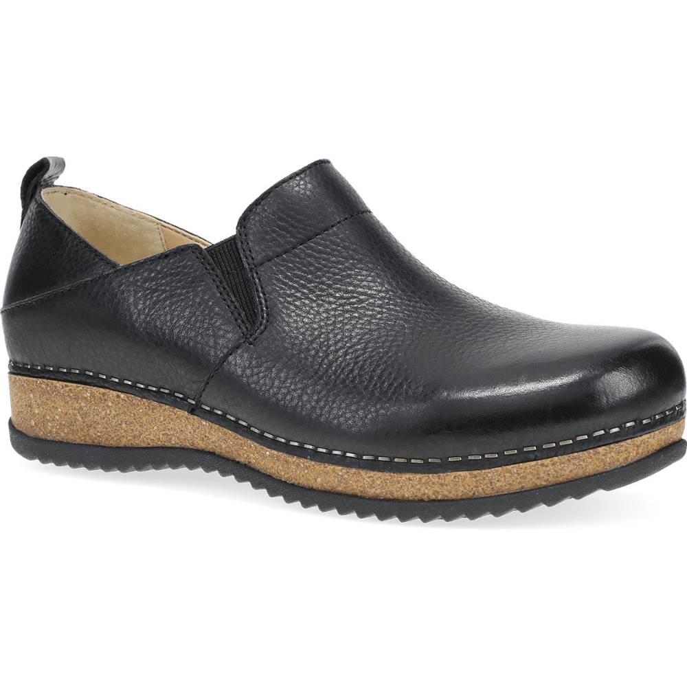 Meara | Waxy Milled | Black - Shoe - Dansko