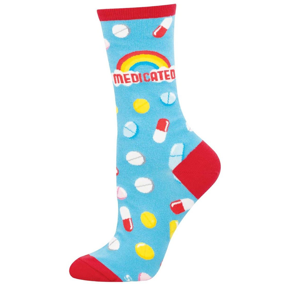 Medicated | Women | Blue - socks - Socksmith