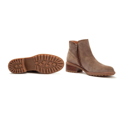 Medina Ankle Booties | Suede | Taupe - Boot - Pikolinos