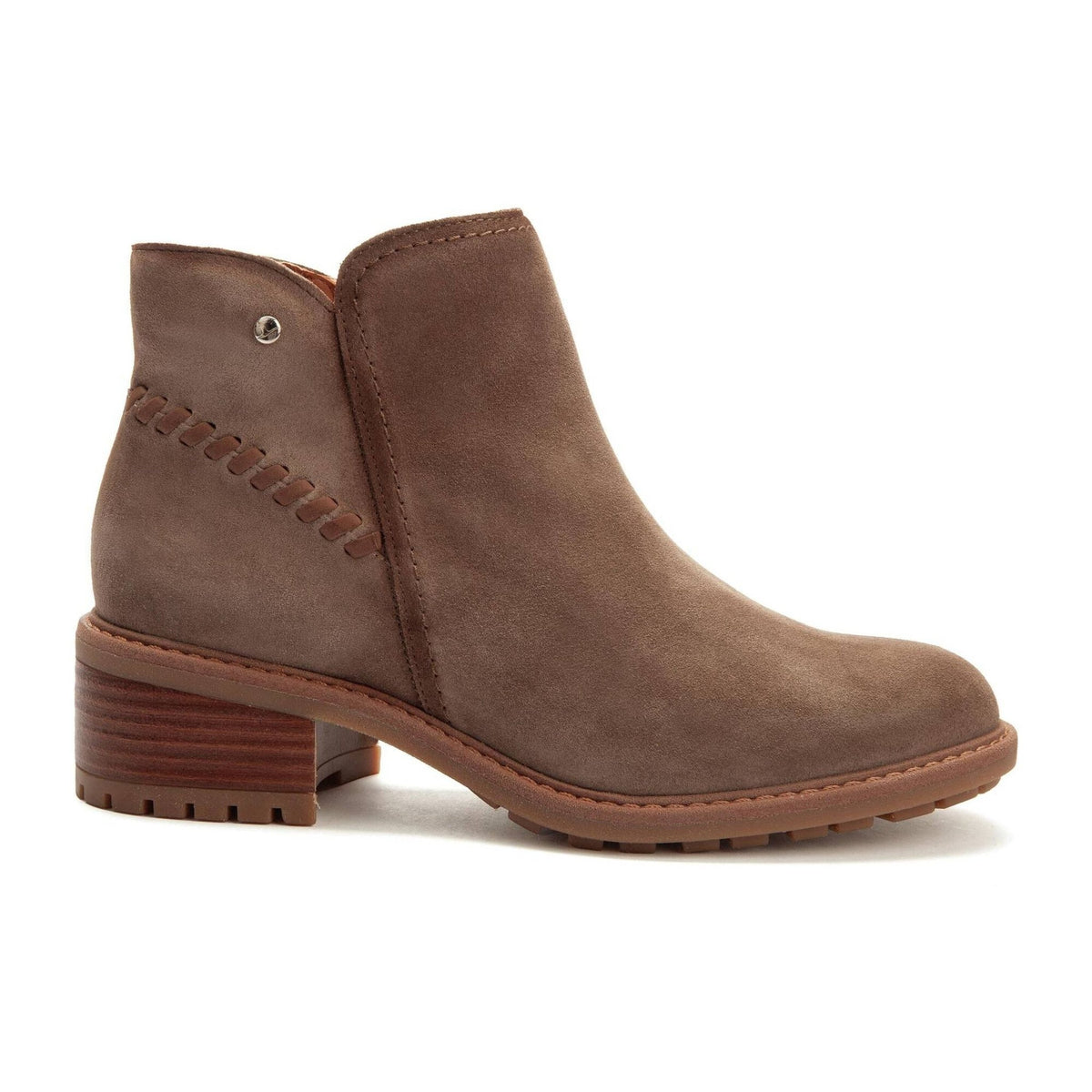 Medina Ankle Booties | Suede | Taupe - Boot - Pikolinos