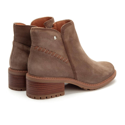 Medina Ankle Booties | Suede | Taupe - Boot - Pikolinos