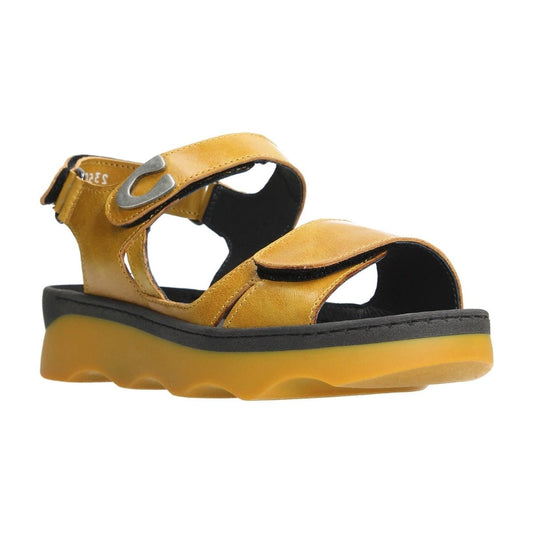 Medusa | Leather | Amber - sandals - Wolky