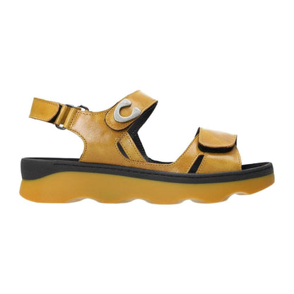 Medusa | Leather | Amber - sandals - Wolky