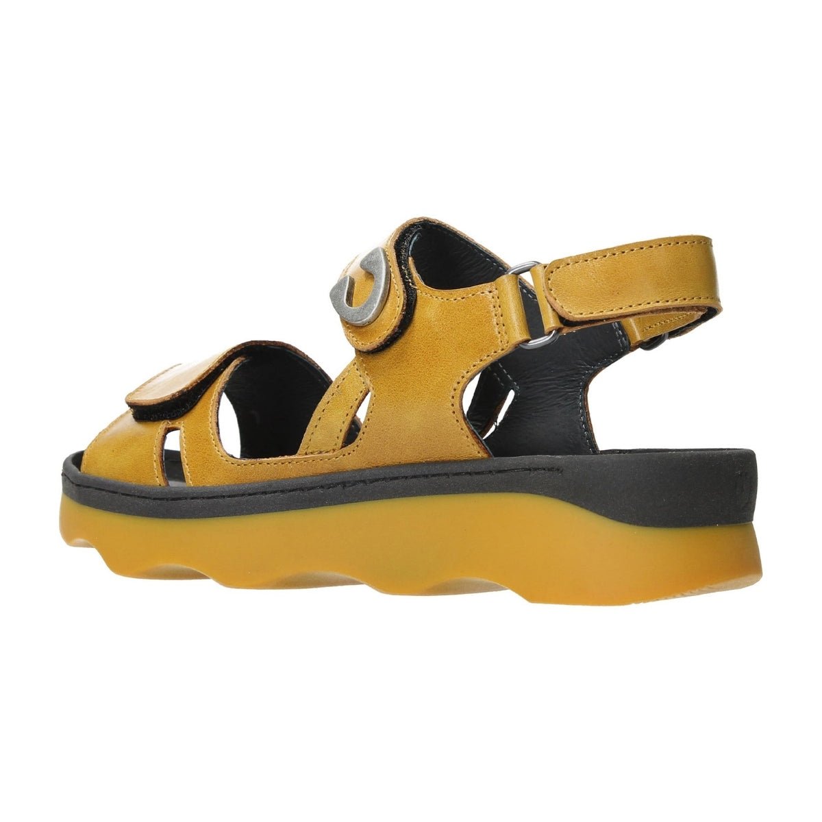 Medusa | Leather | Amber - sandals - Wolky
