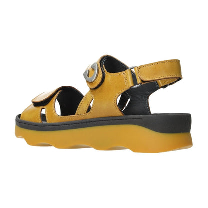 Medusa | Leather | Amber - sandals - Wolky