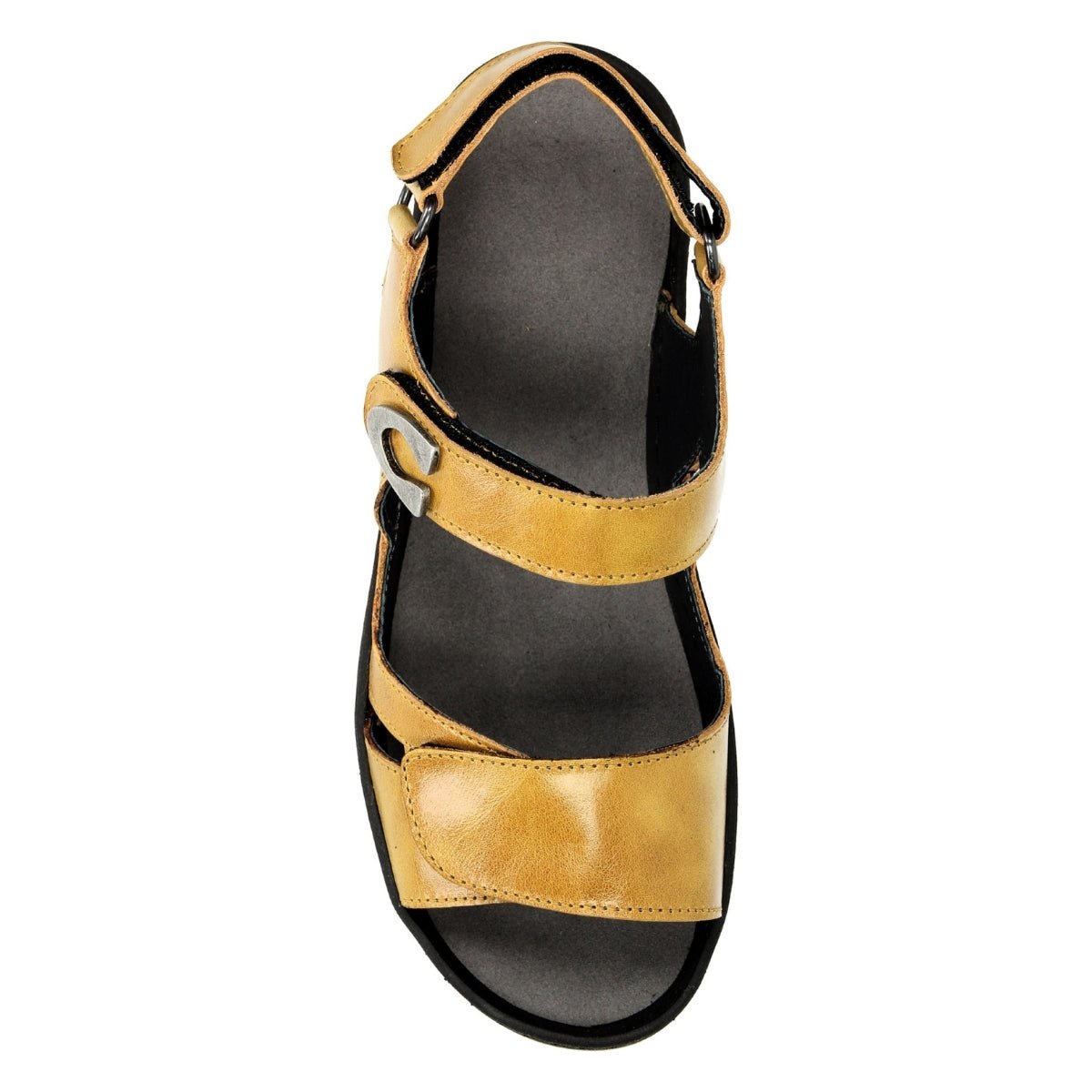 Medusa | Leather | Amber - sandals - Wolky