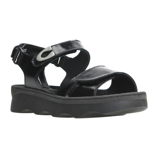 Medusa | Leather | Black - sandals - Wolky