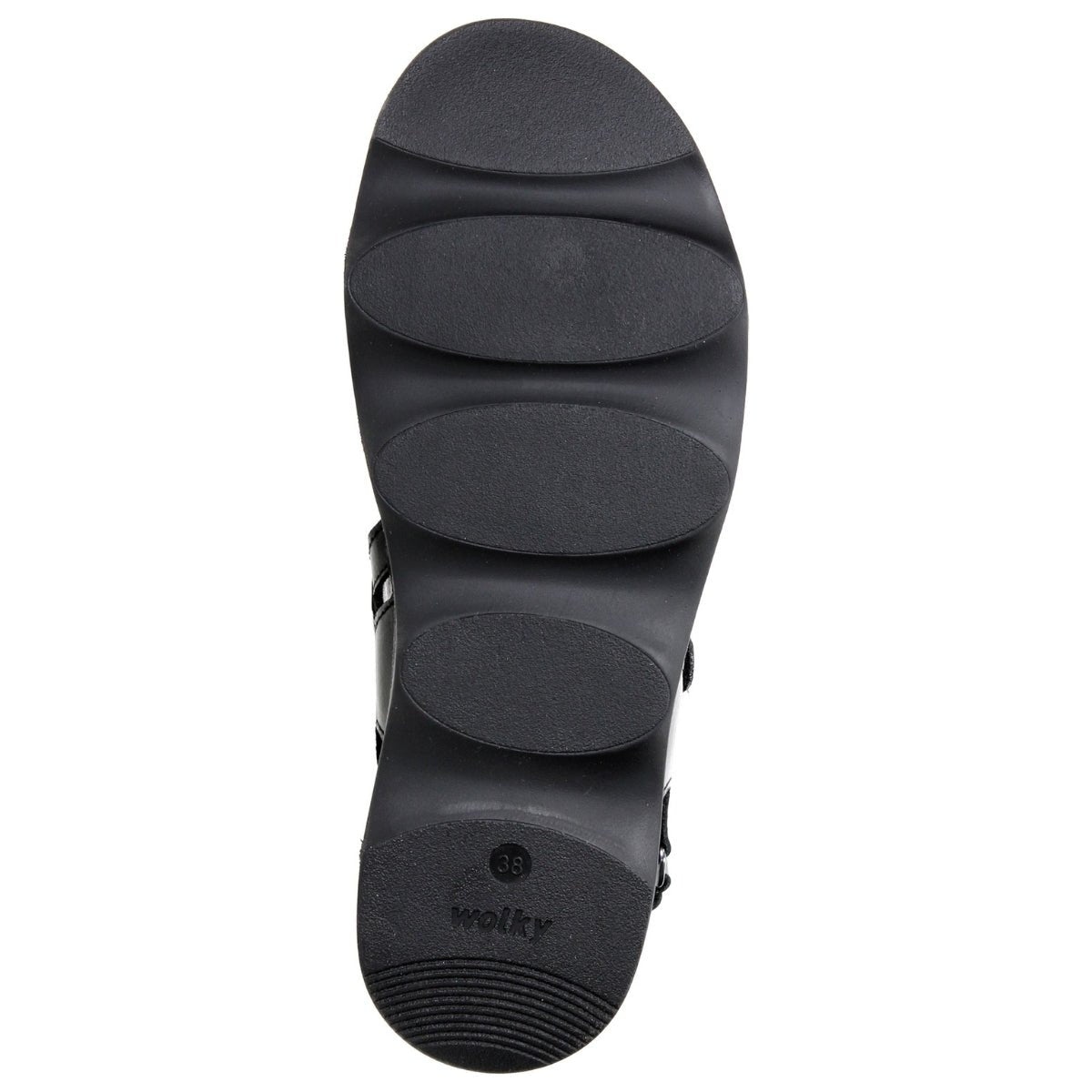 Medusa | Leather | Black - sandals - Wolky
