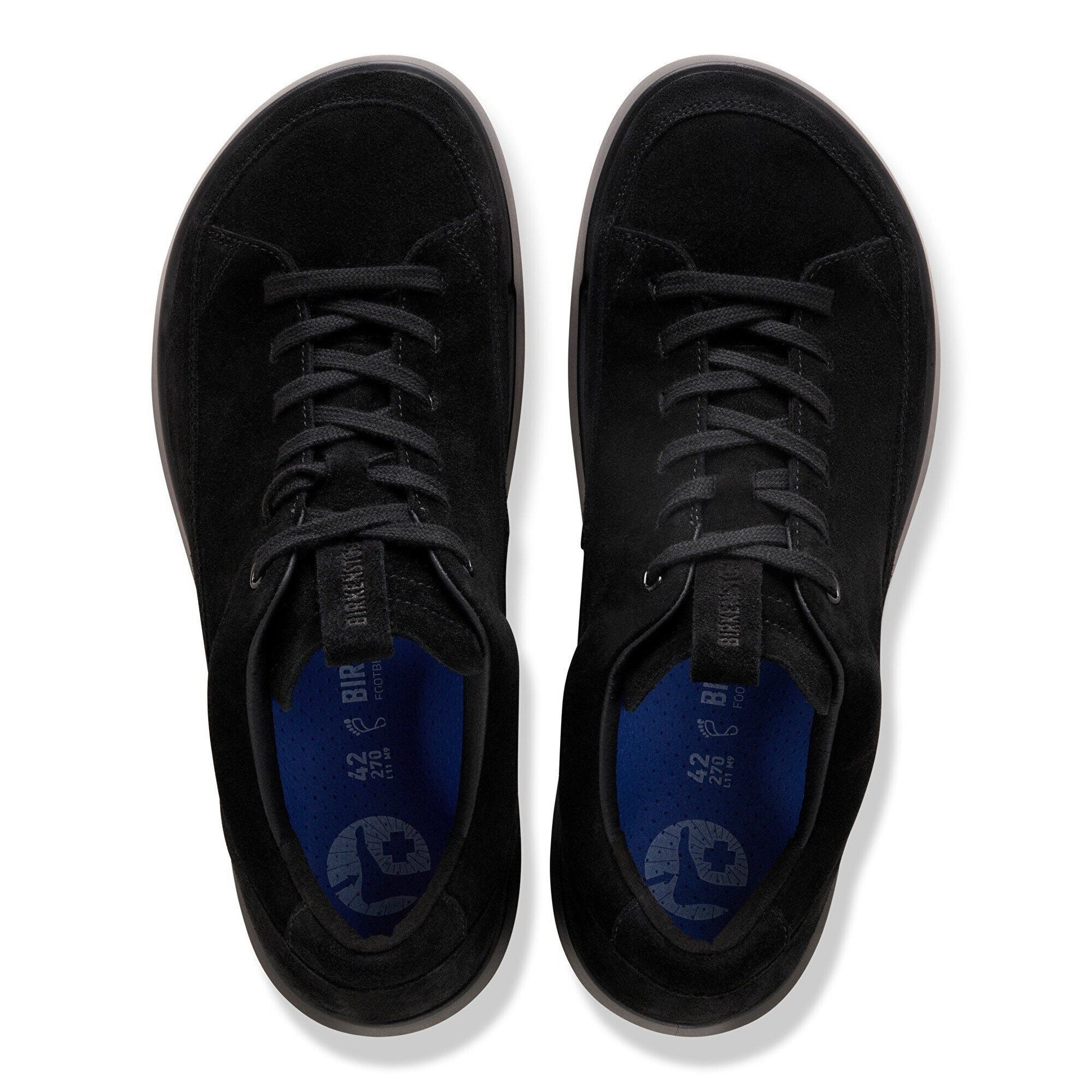 Melbourne | Suede | Black - shoe - Birkenstock
