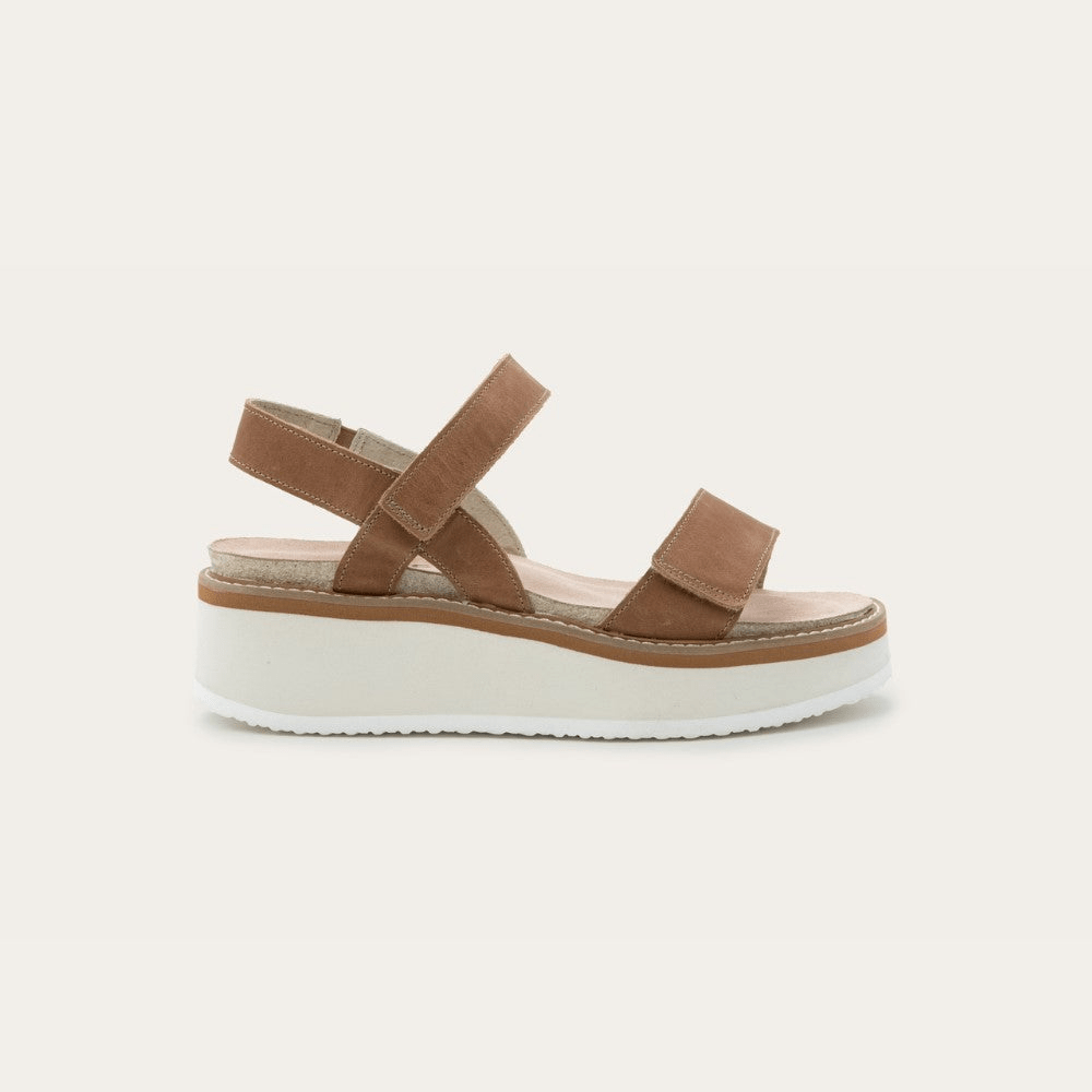 Meringue | Leather | Latte Brown w/ Off White Sole - Sandals - Naot