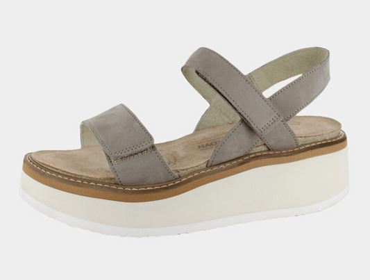 Meringue | Nubuck | Stone w/ Off White Sole - Sandals - Naot