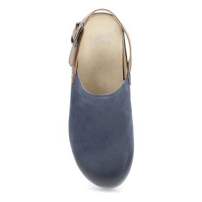 Merrin | Burnished Suede | Blue - clog - Dansko