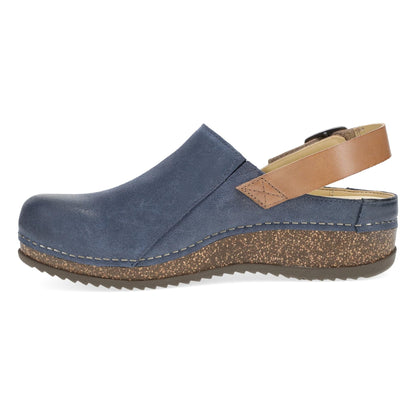 Merrin | Burnished Suede | Blue - clog - Dansko