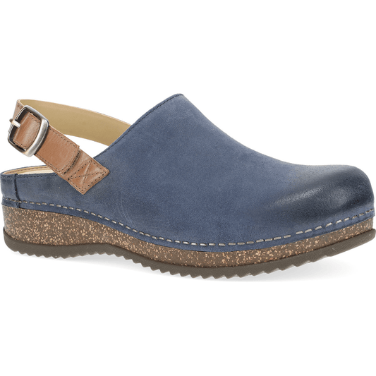 Merrin | Burnished Suede | Blue - Clog - Dansko