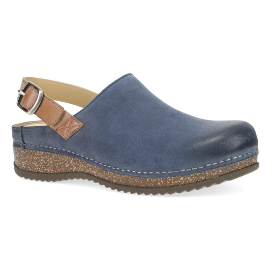 Merrin | Burnished Suede | Blue - clog - Dansko