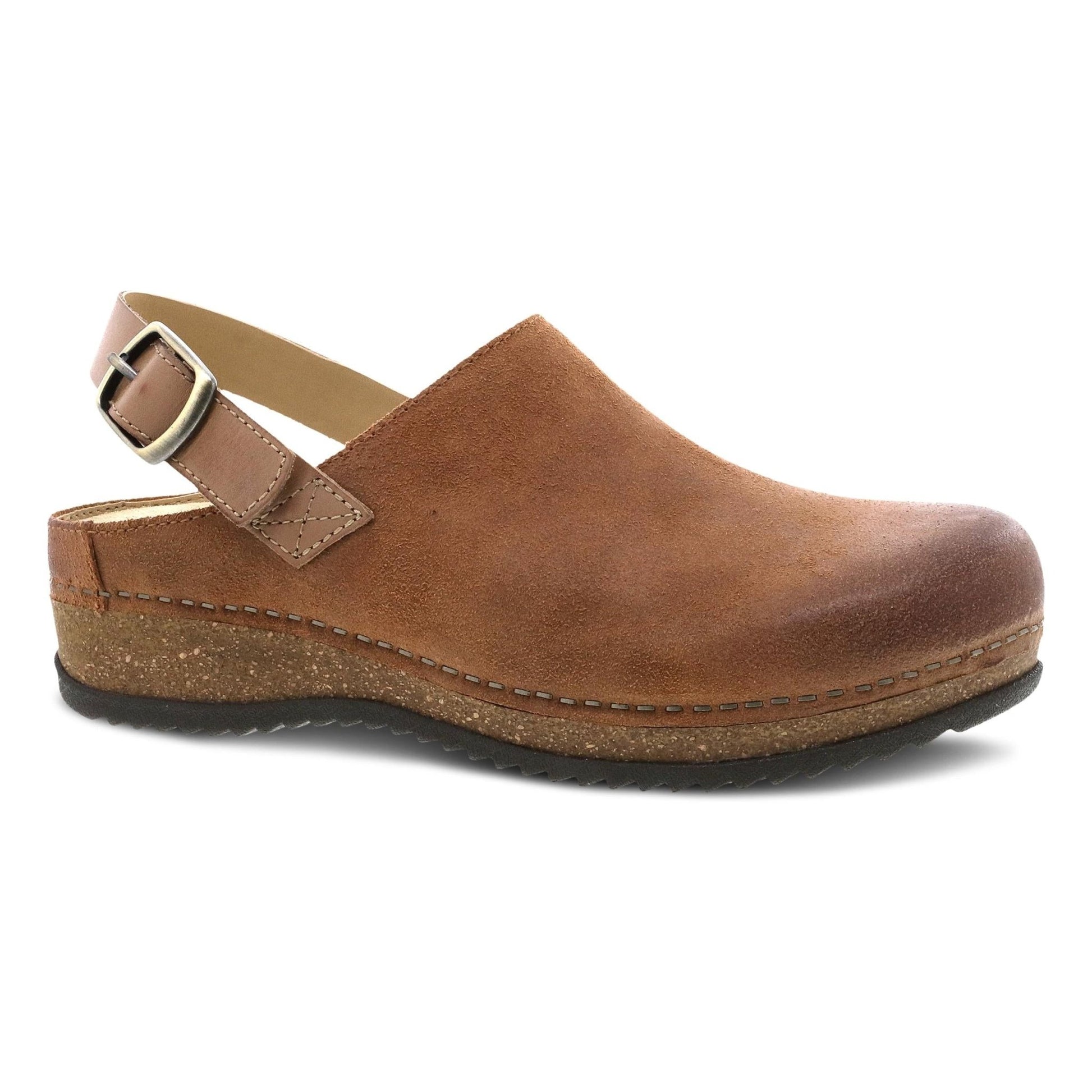 Merrin | Burnished Suede | Tan - clog - Dansko