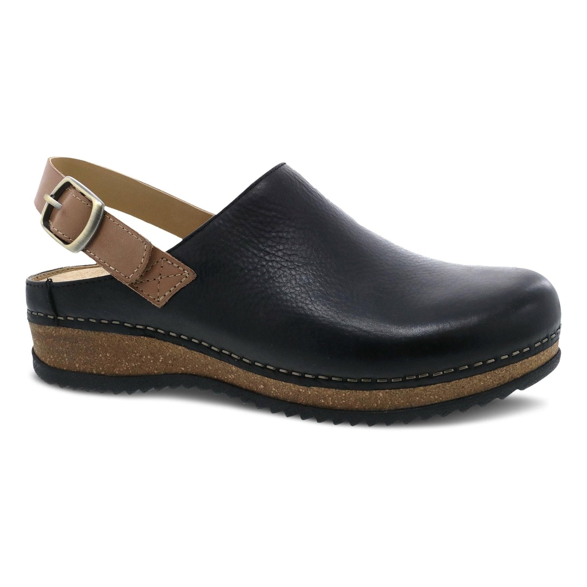 Merrin | Waxy Milled | Black - clog - Dansko