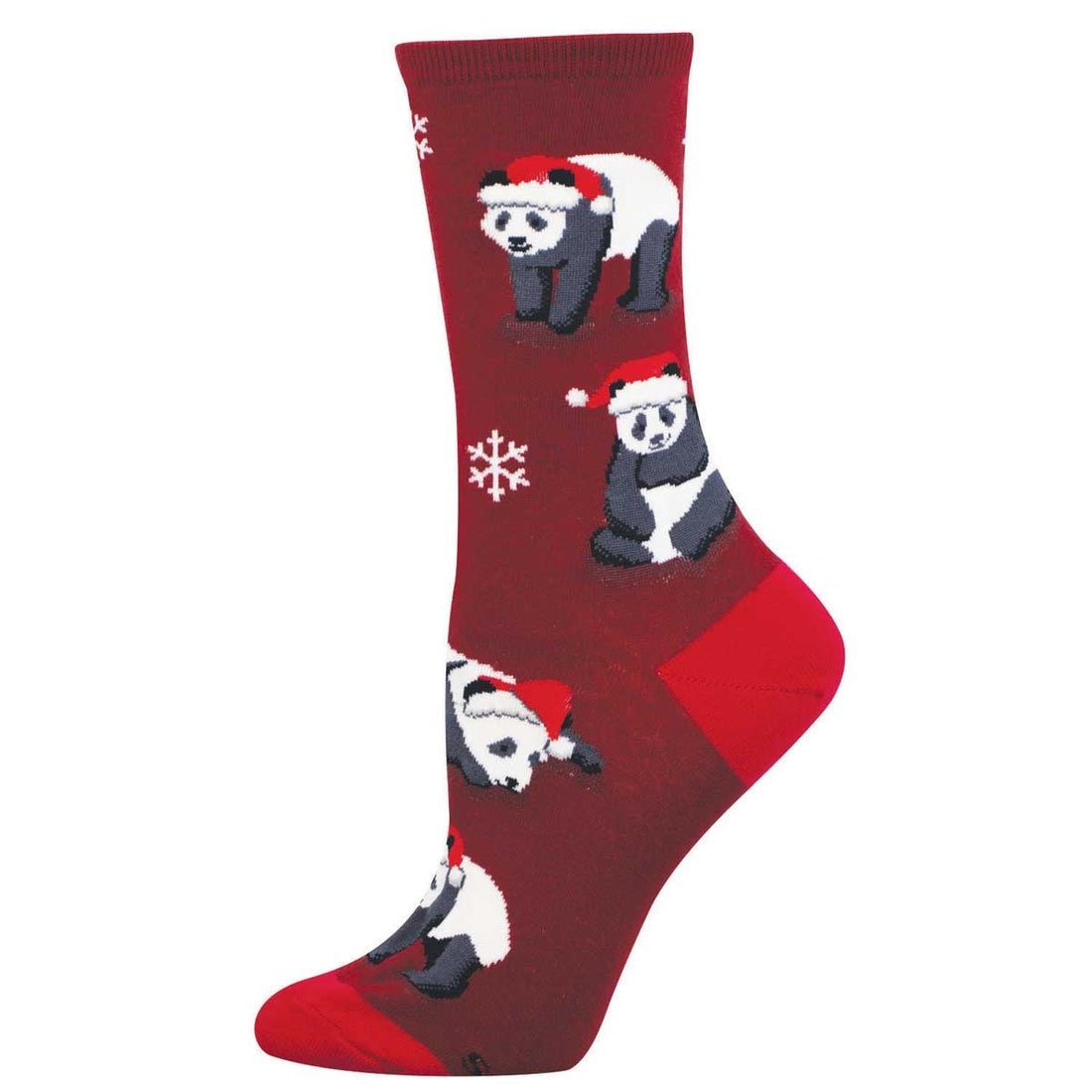 Merry Panda | Women | Burgandy - socks - Socksmith
