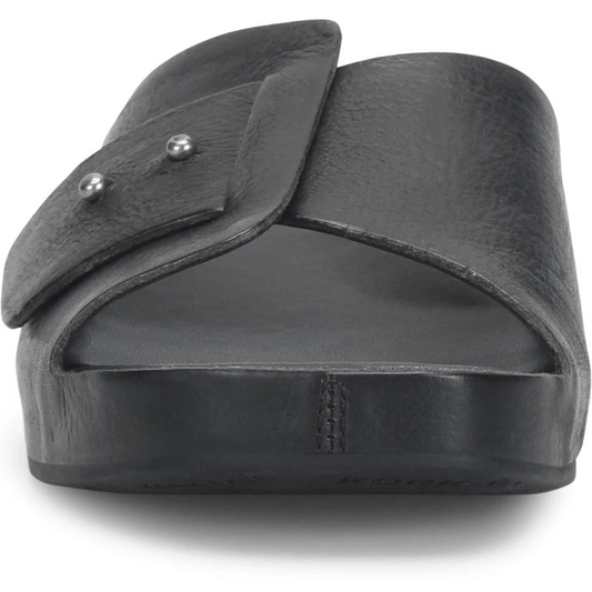 Mesa | Leather | Black - Sandals - Kork - Ease
