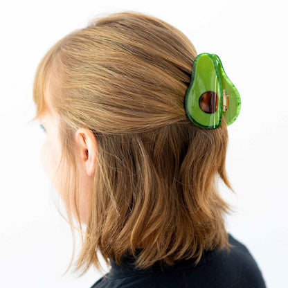 Midi Avocado Hair Claw Clip - HAIR - JENNY LEMONS