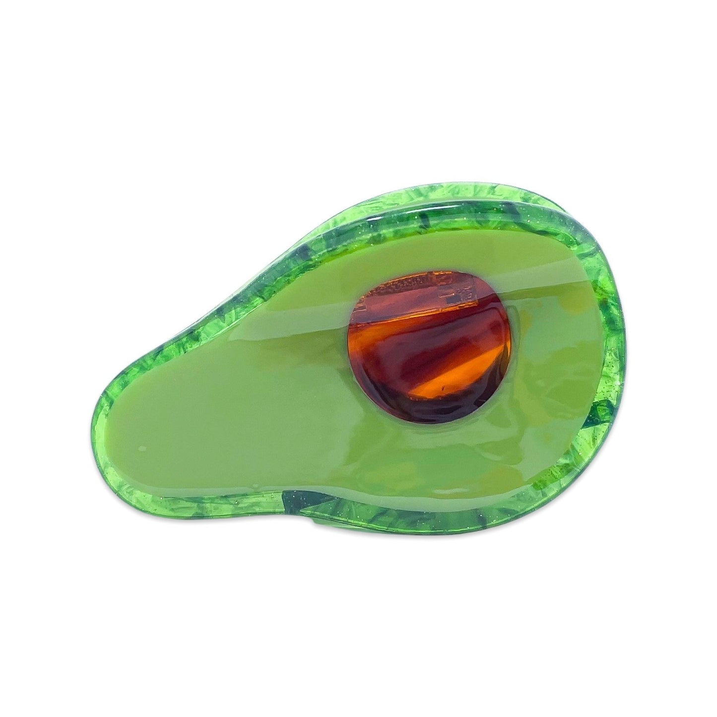 Midi Avocado Hair Claw Clip - HAIR - JENNY LEMONS