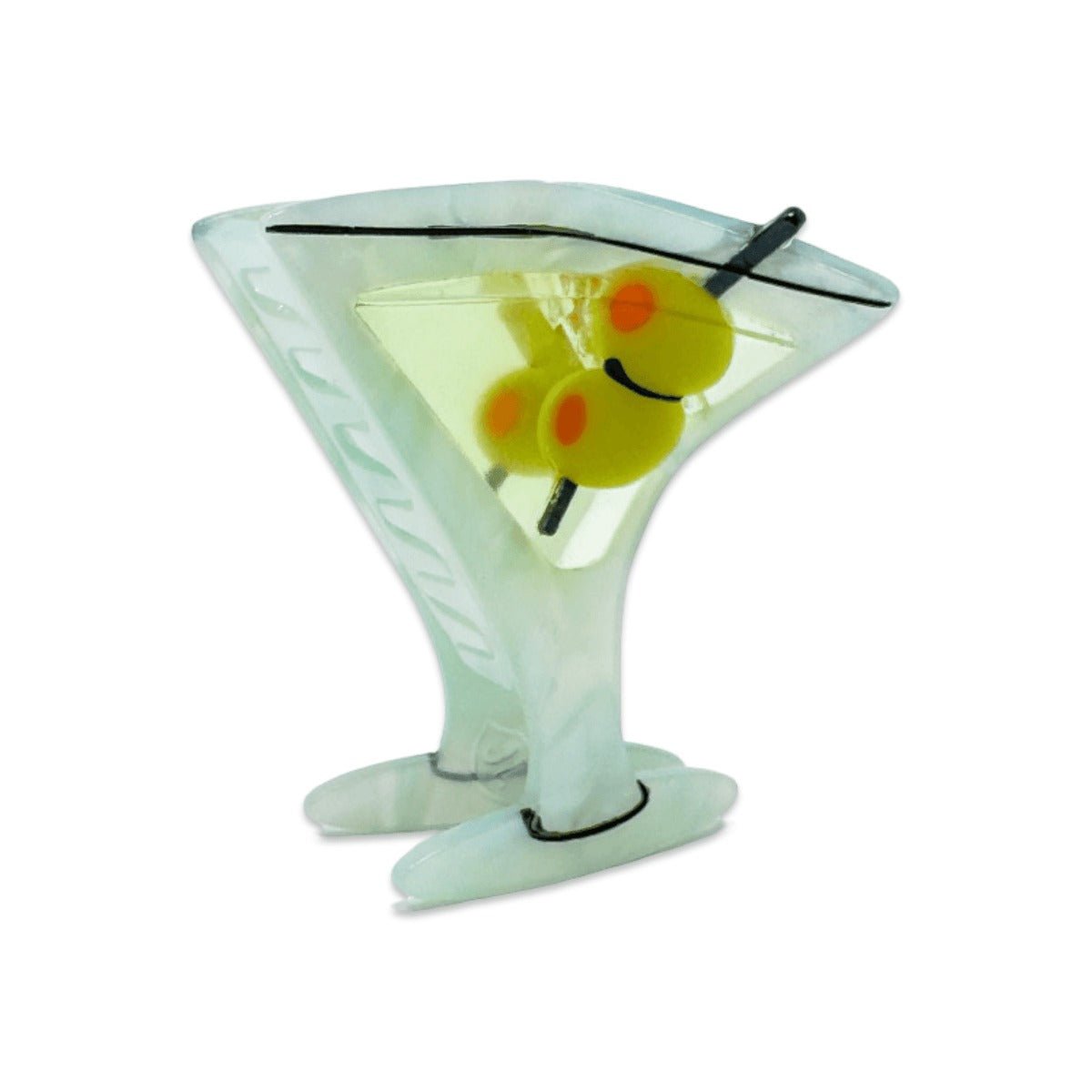 Midi Martini Hair Claw Clip - HAIR - JENNY LEMONS